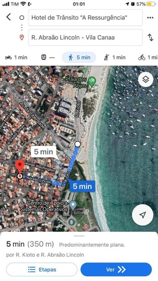 אריאל דו קאבו Casa Terrea A 2 Min Da Praia Dos Anjos מראה חיצוני תמונה